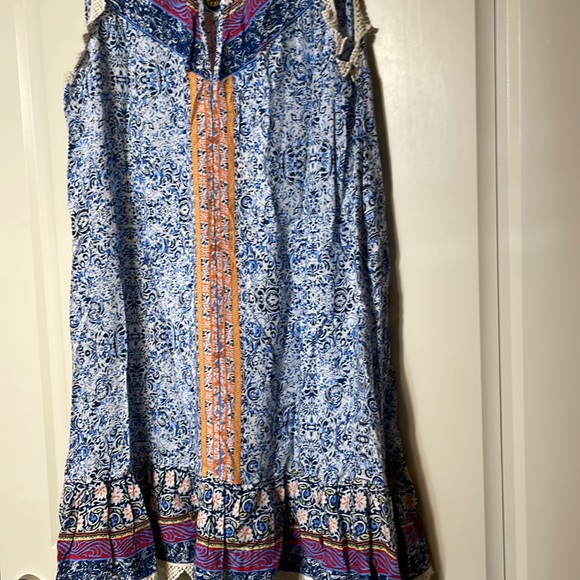 Bohemian Summer Dress with Necklace and Bracelet - Picture 6 of 10